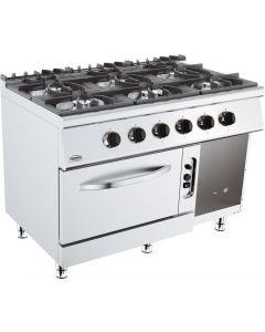 7178_0420-10916 BASE 700 CUISINIERE A GAZ 6 BR. AVEC FOUR À GAZ
